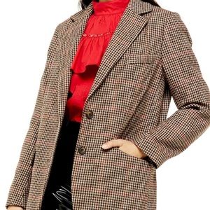 Topshop Herringbone Blazer-Size US 8, worn once